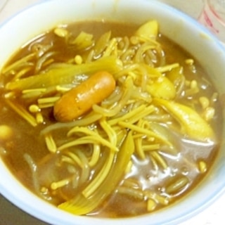 白滝でヘルシー★カレーうどん風